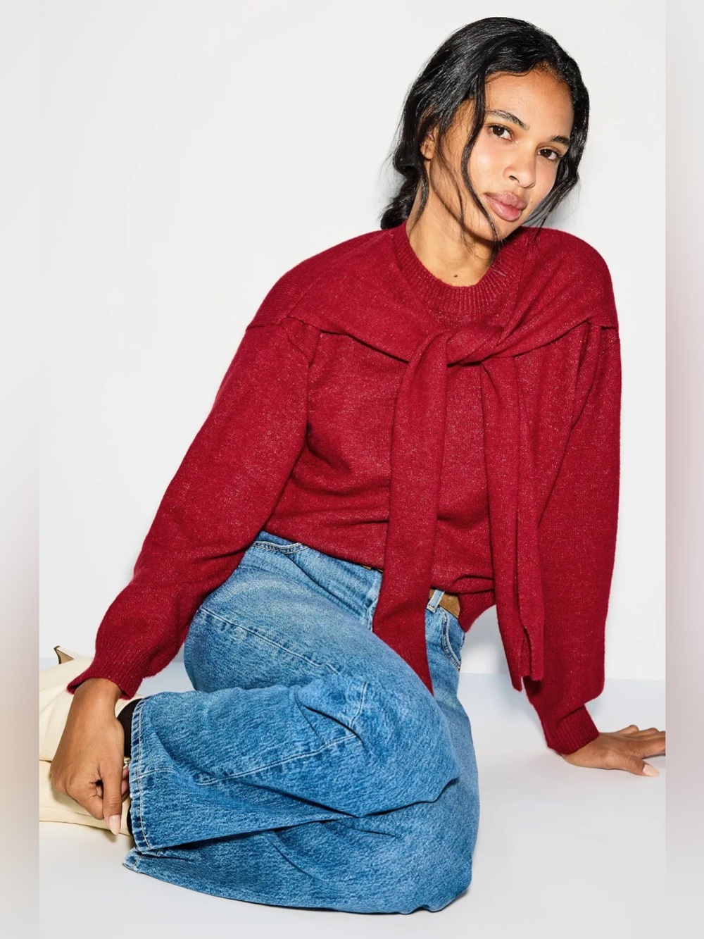 *Flawed RTR Line And Dot Atlas Sweater (0396)